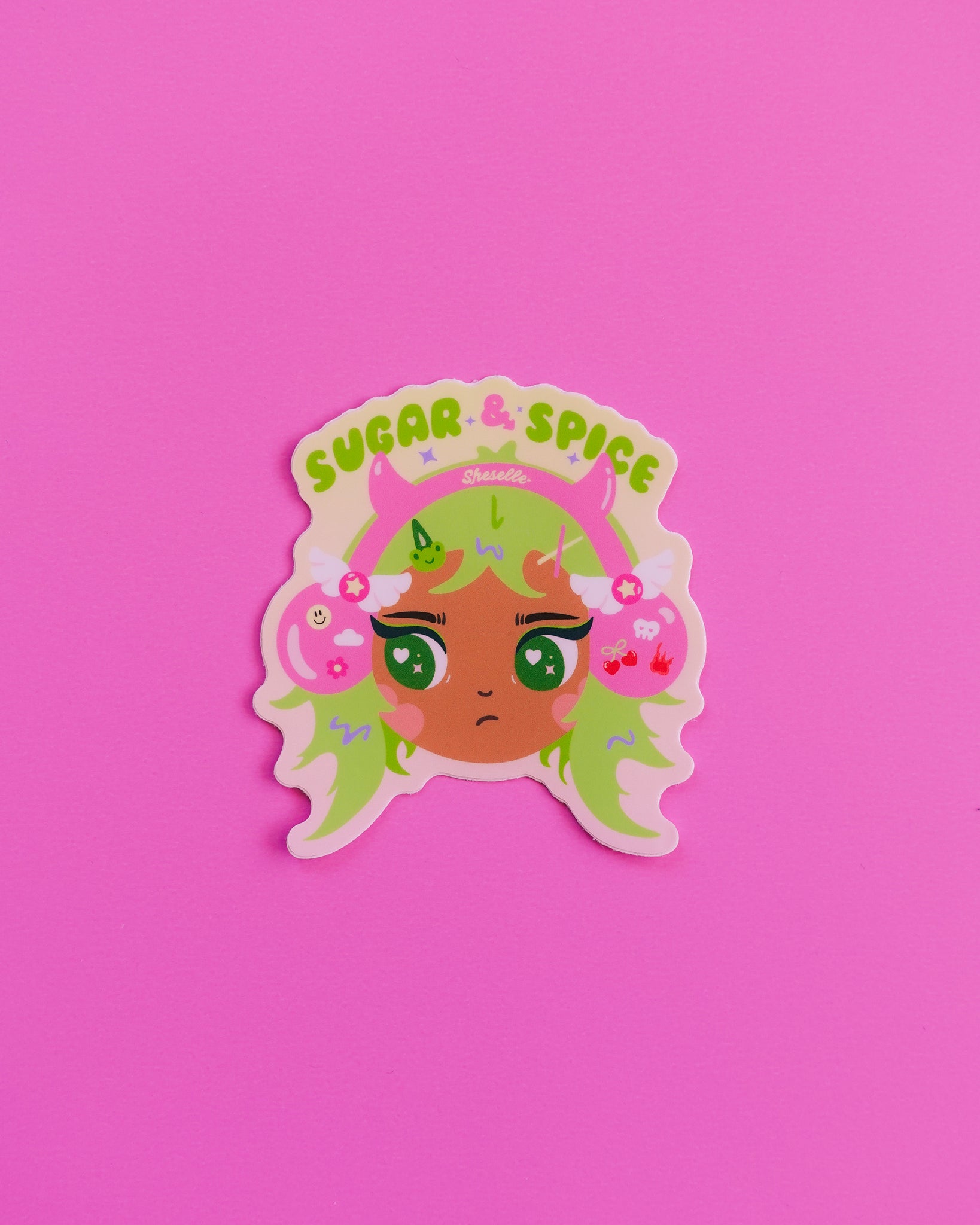 Sugar and Spice Girlie Sticker