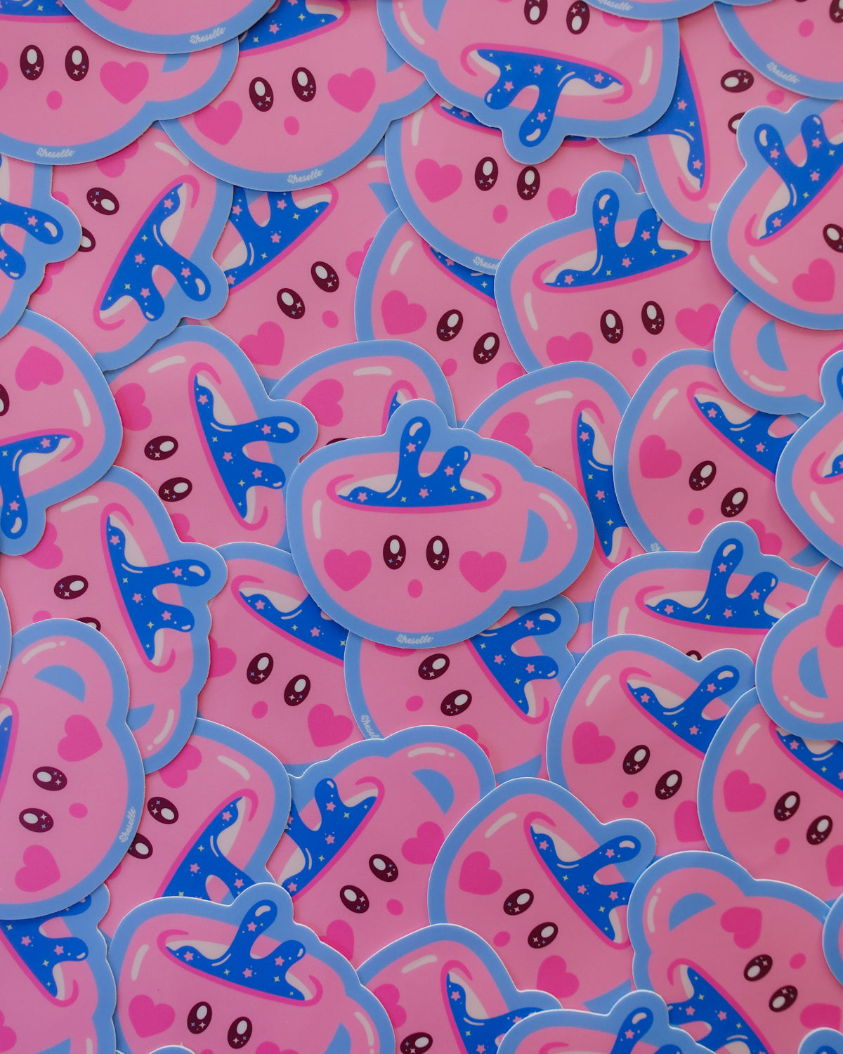 Kirby Latte Sticker