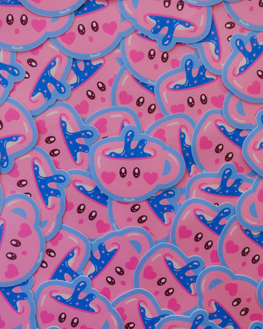 Kirby Latte Sticker