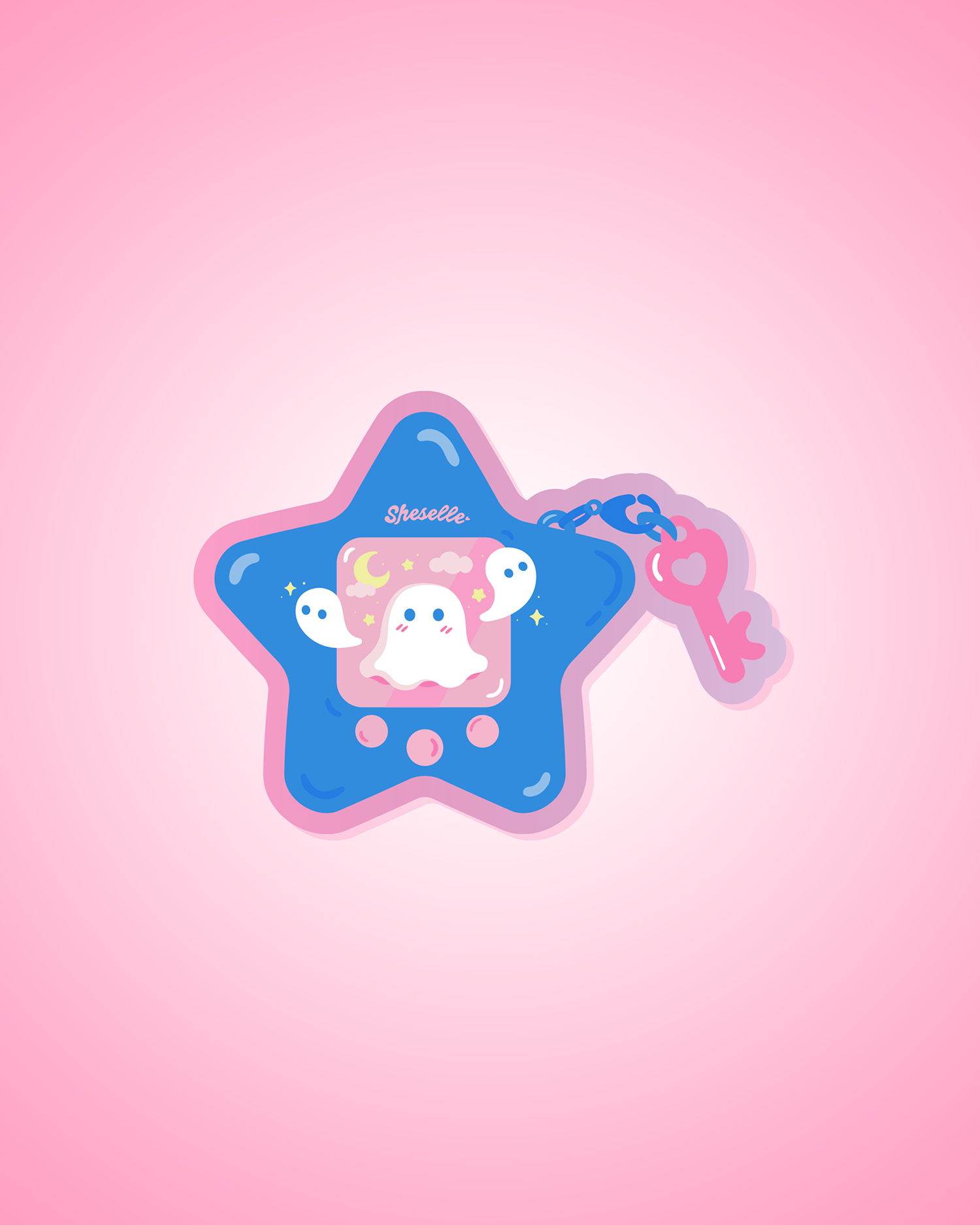 Ghost Tamagochi Sticker
