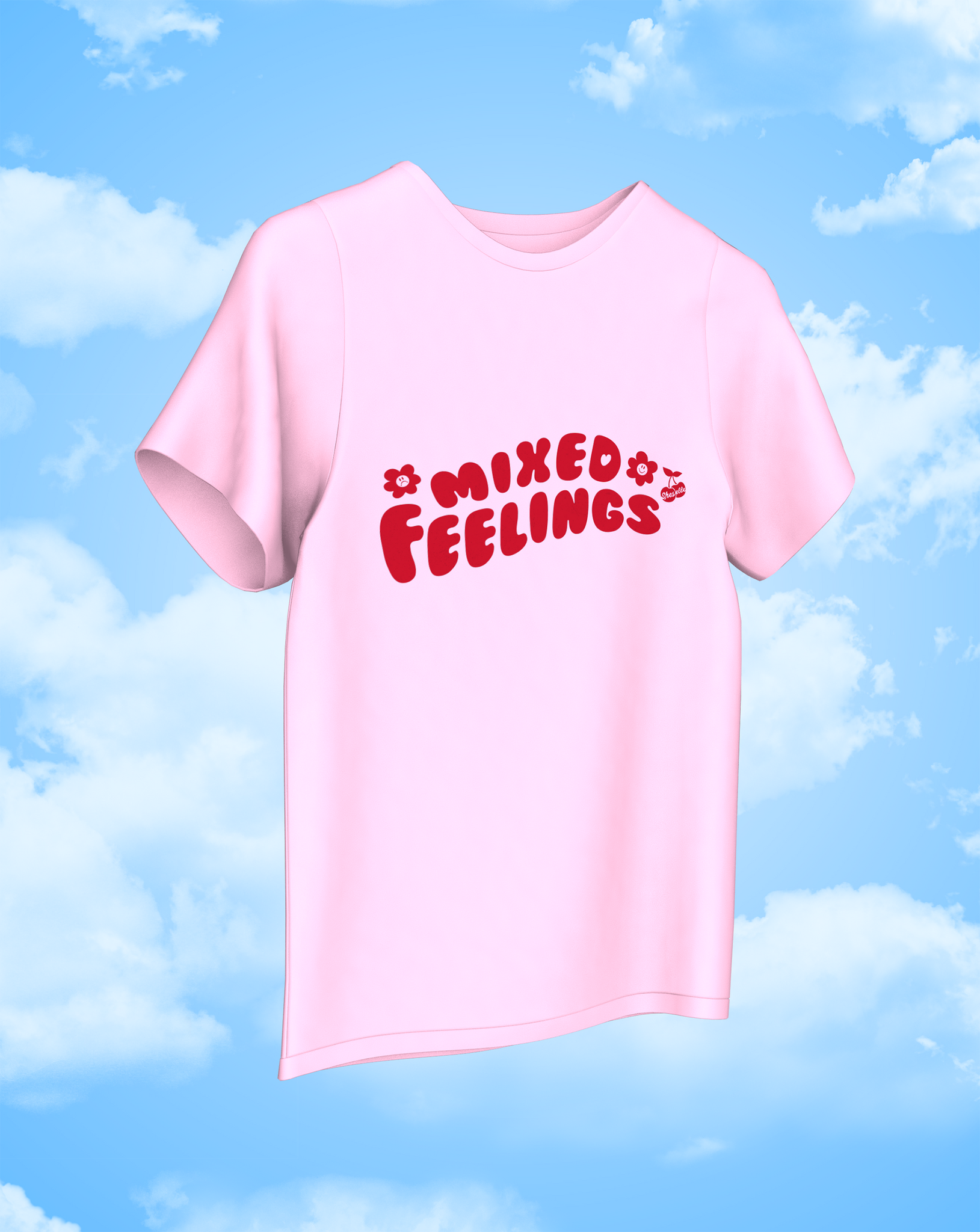 Mixed Feelings Flower Tee