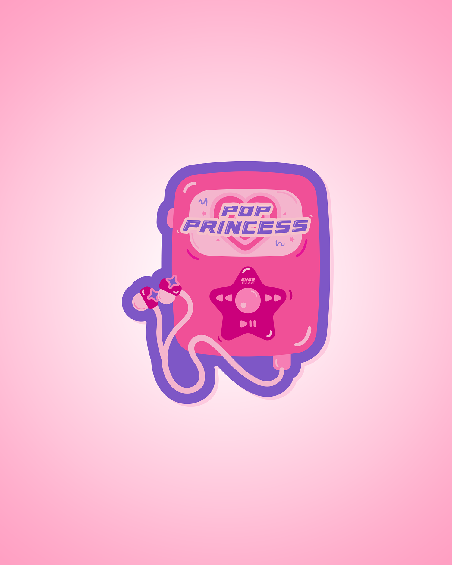 Pop Princess iPod Sticker